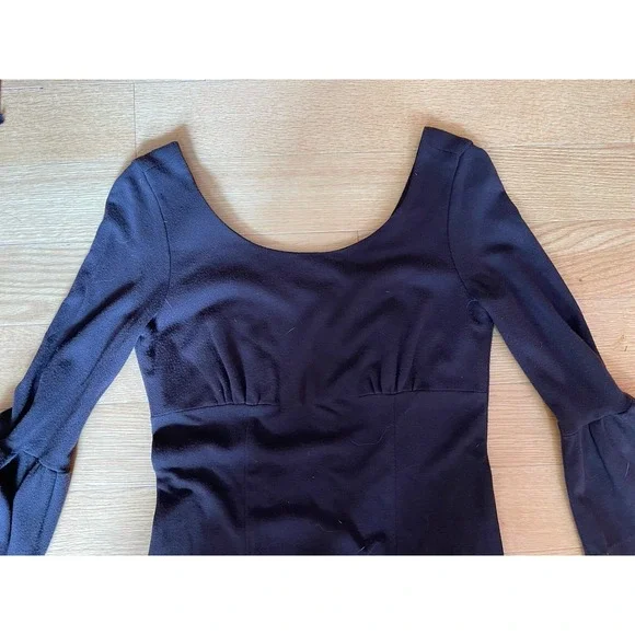 Karen Kane Brown Bell Sleeve Dress Size S - Picture 4 of 12